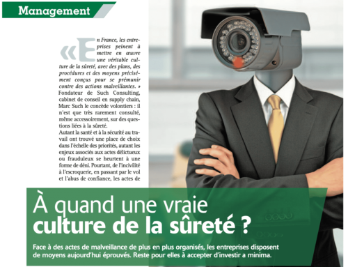 Nous intervenons … dans le dernier Supply Chain Magazine